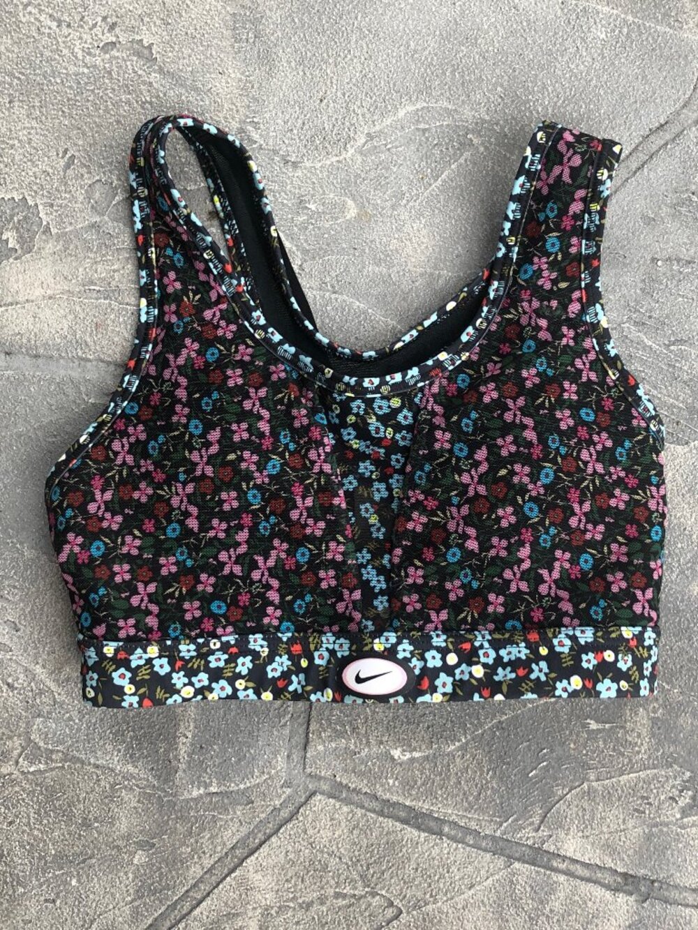 Nike Floral Sports Bra - XS